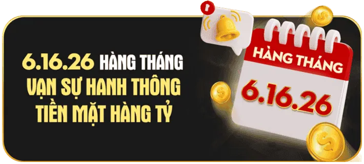 Banner khuyến mãi hoàn trả hàng ngày